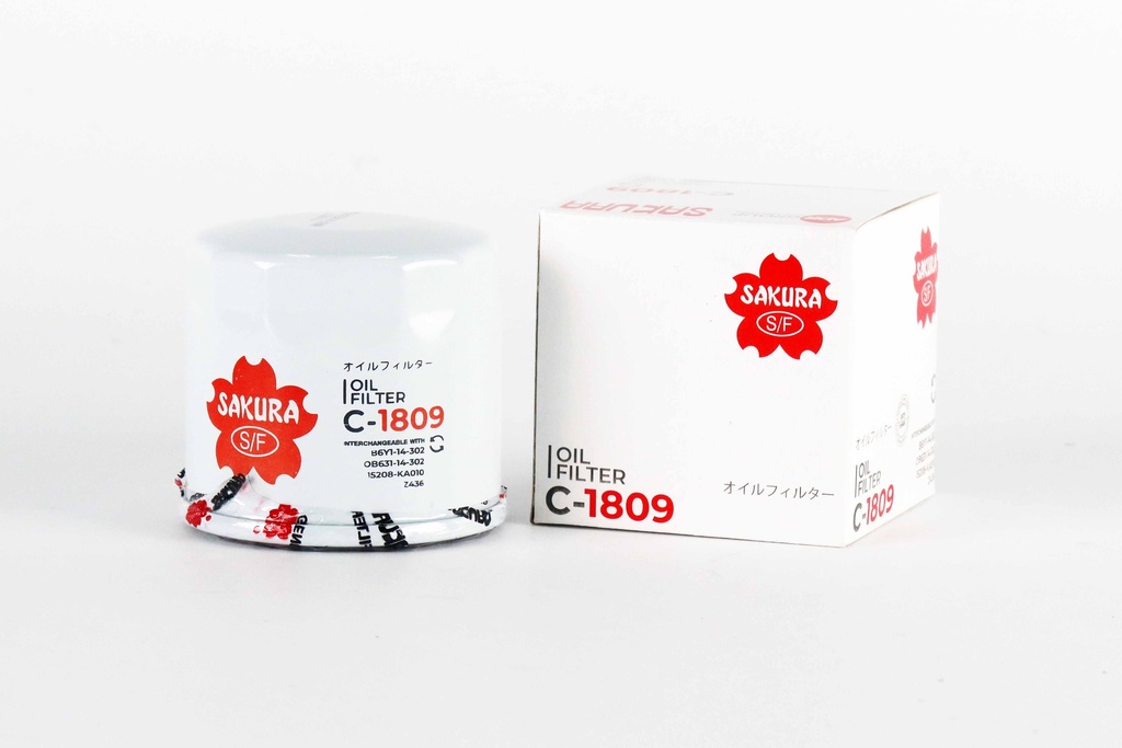 ซากูระ(Sakura) ไส้กรองน้ำมันเครื่อง C-1809 Standard
