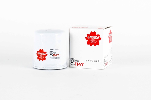 [CA0203000029] ซากูระ(Sakura) ไส้กรองน้ำมันเครื่อง C-1147 Standard
