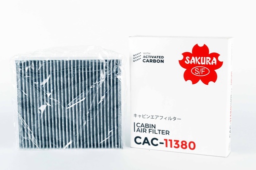 [CA0202000063] ซากูระ(Sakura) ไส้กรองแอร์ CAC-11380 Carbon